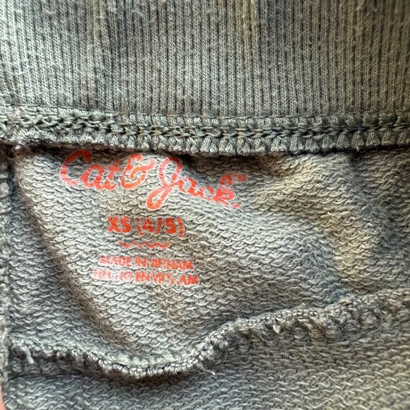 Cat & Jack Boys Green Camouflage Fleece Joggers With Drawstring XS (4/5) - Picture 4 of 5